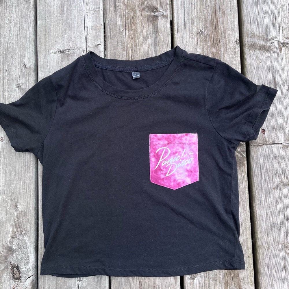 Panic At The Disco Crop Top T-shirt Size Small